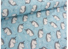 Jersey Einhorn & Sternchen hellblau